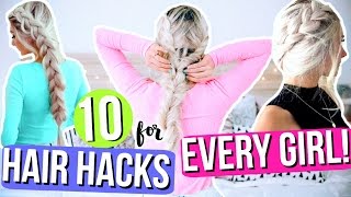 10 Hair Hacks Every Girl Should Know  Aspyn Ovard [upl. by Islaen71]