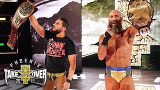 What Gargano and Ciampa unite in celebration NXT TakeOver Phoenix WWE Network Exclusive [upl. by Gilliam569]