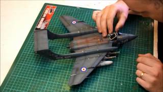 Airfix  de Havilland Sea Vixen FAW2  148 Scale Model  Final review [upl. by Eded]