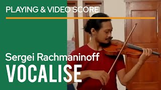 Rachmaninoff  Vocalise 14 Songs or 14 Romances Op 34 Violin and Piano [upl. by Nnaillek]