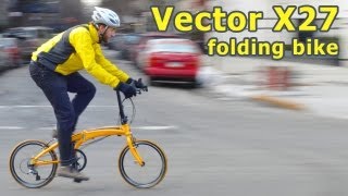 Dahon Vector X27h Folding bike [upl. by Okihsoy]