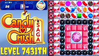 Level 7431th Candy Crush Saga Live Streaming On YouTube By Sankat Mochan Vlogs [upl. by Kotz]