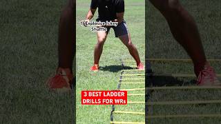 3 BEST LADDER DRILLS FOR WRs [upl. by Etteluap839]