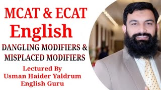 DANGLING MODIFIERS amp MISPLACED MODIFIERS By Usman Haider Yaldrum English Guru [upl. by Wally]