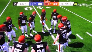 Madden Colts vs Bengals Touchdowns [upl. by Eenafit]