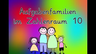 Aufgabenfamilien im Zahlenraum bis 10 SHORTER VERSION [upl. by Iturhs]