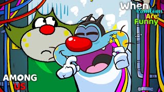 Oggy And Jack Playing With Funny Randoms in Among us😂😂😂PART3 [upl. by Merl]