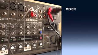 3 PA Setup XP308i Speakers Mixer [upl. by Chaddy409]