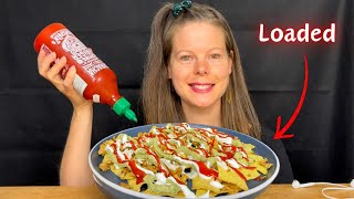 ASMR LOADED NACHOS MUKBANG EATING SOUNDS Fail [upl. by Endys932]