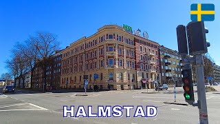 Halmstad  Virtual Walking Tour in 4K  April 2023  Sweden [upl. by Milks]