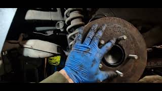 How to replace rear wheel bearing on 2011 jeep patriot [upl. by Manfred]