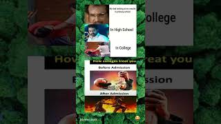 College behaviour after every admission  shorts memes funnymemes [upl. by Irelav183]