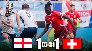 INGLATERRA ELIMINA A SUIZA 11 53  REACCIÓN al partido  EUROCOPA 2024 [upl. by Guyon]