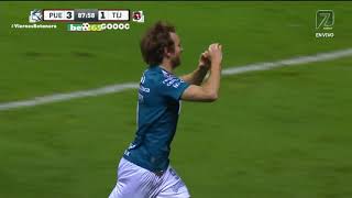 Gol de Fernando Aristeguieta  Puebla 31 Xolos  Liga BBVA MX  Grita México C22  Jornada 3 [upl. by Streeter653]