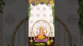 Ganesh Chaturthi Invitation Video  Ganpati Puja Invitation  91 8879794909 [upl. by Zildjian]