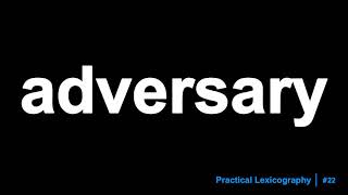 Adversary Definition [upl. by Floss]