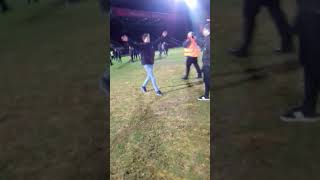 Rochdale vs Millwall pitch invasion [upl. by Llig]