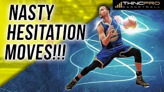 NASTY HESITATION MOVES The Steph Curry Hesitation Shot Fake MUST TRY Ankle Breaker Moves [upl. by Naxor]