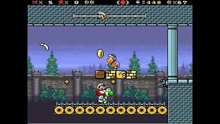 SMW Custom Level  Grass Bridge Planet Normal [upl. by Lanita]