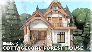 BLOXBURG Cottagecore Forest Home Speedbuild  Roblox House Build [upl. by Virgil]