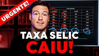 URGENTE TAXA SELIC CAIU PARA 1325  ÚLTIMA CHANCE DE INVESTIR NA BOLSA DE VALORES [upl. by Kraul]