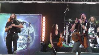 Eluveitie  5  Inis Mona FULL HD Live at Metalfest Poland 2012 [upl. by Ahsilav]