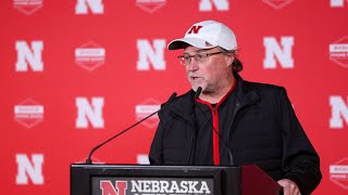 Nebraskas Dana Holgorsen full press conference from Nov 19th 2024 [upl. by Lonier]