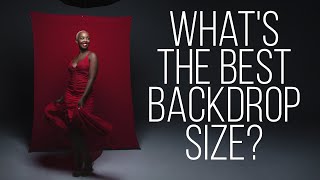 How to Choose the Best Backdrop Size for Portrait Photography [upl. by Eemiaj368]