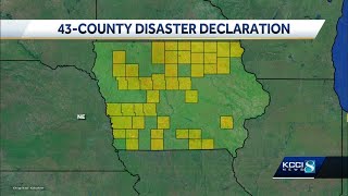 43 Iowa counties listed under disaster proclamation [upl. by Yvette]