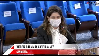 Prova oral MPMG da 1ª colocada – Promotora de Justiça 2022  Vitoria Chammas Varela Alves [upl. by Anazraf134]