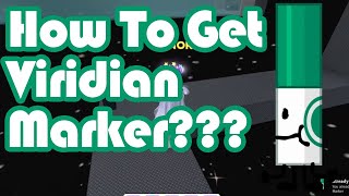 How To Get Viridian Marker in Find The Markers Roblox 2024 [upl. by Atiuqihc456]