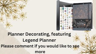 Planner Decorating featuring Legend Planner Would you like to know more about this [upl. by Scuram]