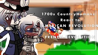 1700s CountryHumans React to American and French Revolution   ENG  Short [upl. by Quill]