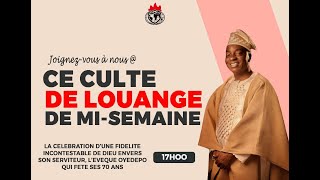 SOIREE DE LOUANGE  CELEBRATION DU 70e ANNIVERSAIRE DU BISHOP DAVID OYEDEPO JEUDI 25 SEPT 2024 [upl. by Crespo]