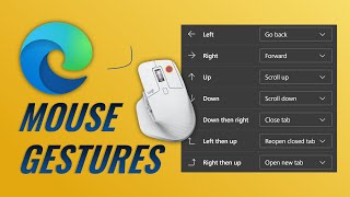 Mouse Gestures in Edge Browser  efficiency365 [upl. by Llerrut]