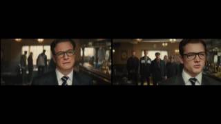 Kingsman comparison bar fight eggsy amp harry [upl. by Azilef]