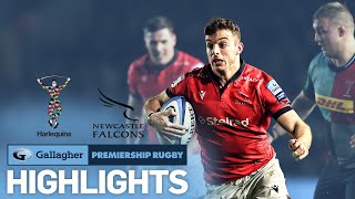 Harlequins v Newcastle  HIGHLIGHTS  Fast Start at the Stoop  Gallagher Premiership 202122 [upl. by Zeidman540]