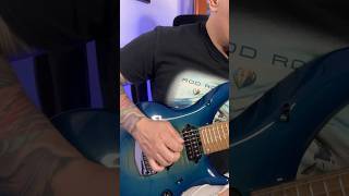 Hybrid Picking Over Chords On A Prog Rock Guitar Riff shorts [upl. by Eelta69]