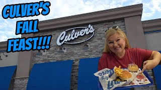 CULVERS FALL FEAST BUTTER BURGER AND CONCRETE [upl. by Audley]