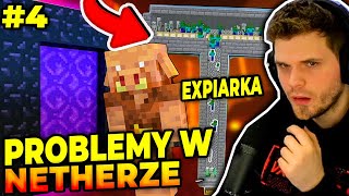 GUCIO  PROBLEMY W NETHERZE i EXPIARKA  MINECRAFT 4 [upl. by Ztnaj]