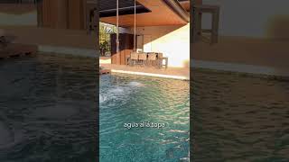 cómo logramos hacer este increíble efecto con las olas de la alberca 🌊 alberca lujo pool diseño [upl. by Fablan]