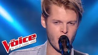 Matthieu  « Dès que le vent soufflera » Renaud  The Voice 2017  Blind Audition [upl. by Hosea297]