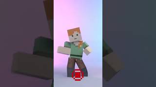 Alax vs stive 3factaboutminecraft dance vrialshort [upl. by Asilav201]