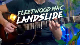 How to play Landslide by Fleetwood Mac on acoustic guitar w Fingerstyle [upl. by Llahsram]