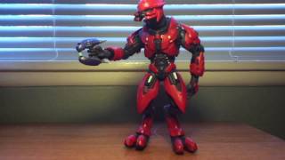 Halo reach series 2 red elite minor figure review [upl. by Wynne573]