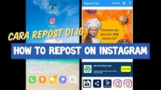 REPOST For INSTAGRAM Tutorial Regrann  Cara Repost Di IG  How To Repost On Instagram [upl. by Enajharas]