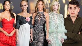 GOVERNORS AWARDS 2024 FASHION ROAST what happened to lilyrose depp [upl. by Donela212]