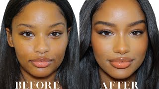 EASYBEGINNER EVERYDAYMAKEUP ONLY USING DRUGSTORE PRODUCTS  A quotYOU BUT BETTERquot MAKEUP TUTORIAL [upl. by Cattier962]