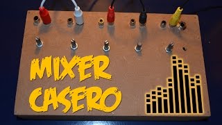 Mixer Casero  Mezclador de Música  Estereo [upl. by Tremml]