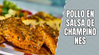 POLLO EN SALSA DE CHAMPIÑONES [upl. by Darleen]